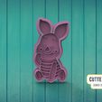 piglet.jpg Fichier STL Porcinet Winnie The Pooh Cookie Cutter・Plan imprimable en 3D à télécharger