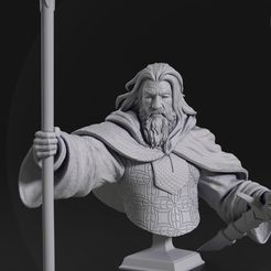 Turntable_Bust1.jpg Gandalf the White Bust / Figure - Lord of the Rings - LOTR -Bust