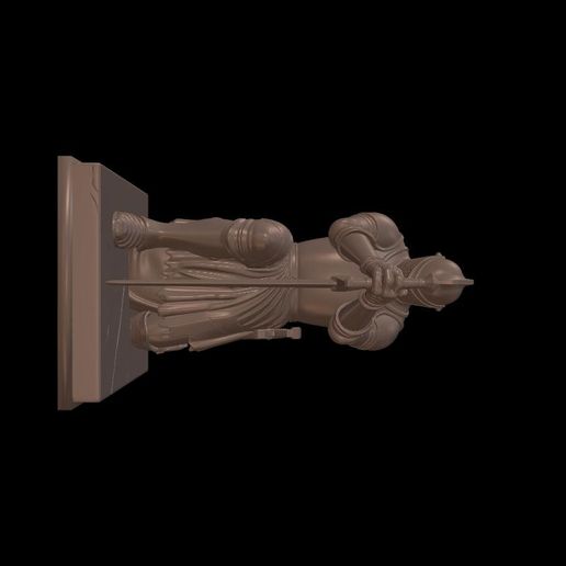 jpg_frame_03.jpg Ai - 0020 - Praying Stone Knight Monument Figure