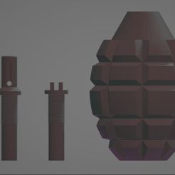 f1.jpg Free STL file f1 grenade・3D printing idea to download, never777lucky