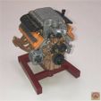 Hellcat_3.jpg STL file DODGE SRT HELLCAT - ENGINE・3D printing template to download