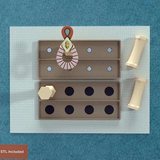 Magnetic Precision Base for Polymer Clay | Digital files for 3D printing