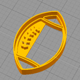 Rugby2.PNG Rugby Ball Cookie Cutter