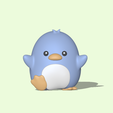 Little-Penguin1.png 3D file Little penguin・Model to download and 3D print
