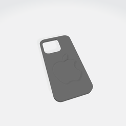 iphone-case-apple.png Fichier STL Coque Iphone 14 Pro Apple・Modèle à télécharger et à imprimer en 3D, slim