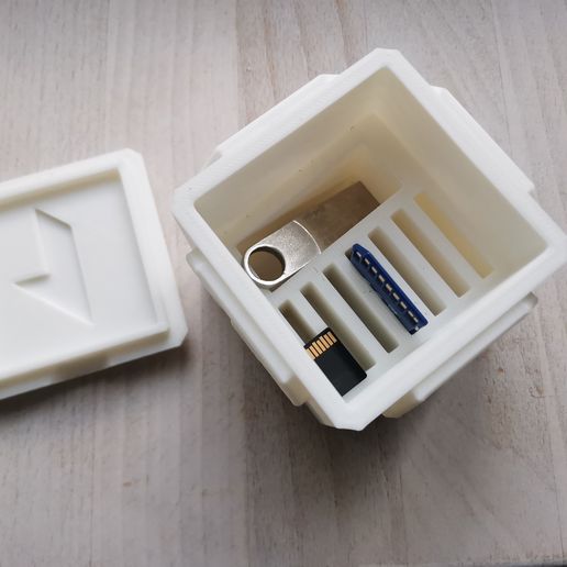 SD card organizer - super mario box 3D model