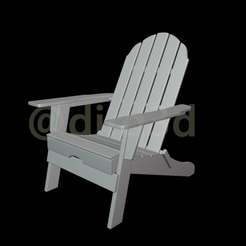 Chair-01.png Miniature 1:12 Scale Garden Chair
