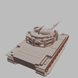5.png Tanque Action X - Modelo de tanque pesado experimental para impressão 3D