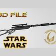 westar front.jpg Star Wars Cosplay - Mandalorian Custom Westar Rifle - 3D File