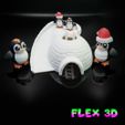 Penguins-Igloo-1.jpg Flex 3D Penguin Chunkies and Igloo