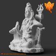 mo-040-3.jpg Shiva - The Lord of Cattle, Sitting In Meditation