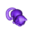 Whisker_Charm_1006165439_generate 2.stl Kätzchen-Sitting-Sitting Kätzchen