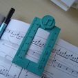 music_3.jpg Bookmark Ruler Print in Place with Music Notes Icon | Easy to Print | Back to School | Vtau Design