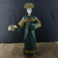 1Front.png Archivo STL Avatar: The Last Airbender - Estatua de Avatar Kyoshi・Modelo imprimible en 3D para descargar