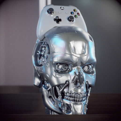 🕹️ T 800 pack x 4 heads ( Terminator ) Controller holder - Controller ...