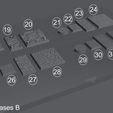 os a 8 © Pac 28mm Bases B WW1 UK Squad - Wargame - 28mm - Files Pre-supported - Files Test Printed.