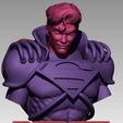 Bust-cuts-01.jpg Super boy prime Fanart for 3d printing 6th scale with new head 3D print model pm me for discount