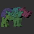 Rhino STL.jpg Rhino jigsaw puzzle