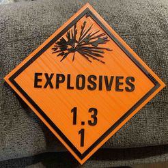 IMG_6748-min.jpeg 3D file 1.3g DOT placard for Fireworks・3D printing design to download