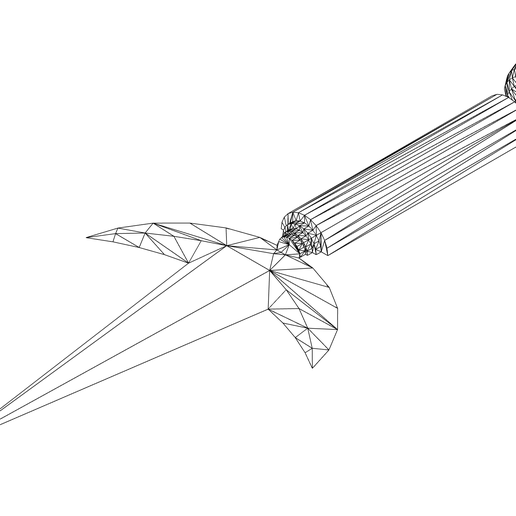 STL file 3d print ninja kunai・3D printer design to download・Cults