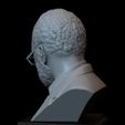 08.RGB_color.jpg Bernard Lowe (Jeffrey Wright) Westworld HBO - 3d print model, portrait, bust, sculpture - 200 mm tall