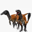 portada.png RAPTOR DINOSAUR - DOWNLOAD Raptor Pyroraptor 3d model animated for Blender-fbx-Unity-maya-unreal-c4d-3ds max - 3D printing RAPTOR
