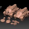 ALL MODEL PARTS INCLUDED IN KIT Space Dwarf Rocket APC