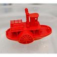 5e885f4651d7c7a07d5ef04c0d0867d2_preview_featured.jpg Old paddle-wheel steam boat with display stand (visual benchy)