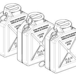 Download 4 3D models from Jerrycans listed by magazine135model • 3D ...