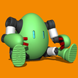 The-Egg-Robot-3.png The Egg - Poseable Egg Shaped Robot Toy