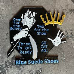 Elvis_50's_print.jpg Elvis Presley - Blue Suede Shoes
