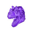 Head.stl Ceratosaurus dinosaurus
