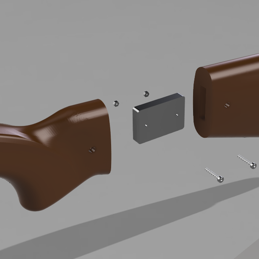 🔫 Over-Under Airsoft Shotgun・ STL File for 3D printing・Cults