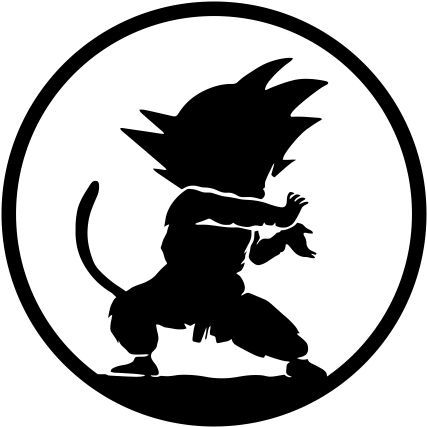 STL file Goku Stencil Art・3D print object to download・Cults