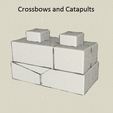 🦸 Crossbows and Catapults - Walls・ STL File for ・Cults