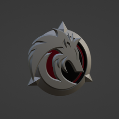 3.png Fichier 3D Badge à main Wriothesley・Plan imprimable en 3D à télécharger