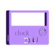 Clock_usb.stl DIY Kits C51 Electronic Clock Case