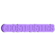 GHOSTBUSTERS V3 Logo Display by MANIACMANCAVE3D.stl GHOSTBUSTERS I + II FONT Logo Display by MANIACMANCAVE3D