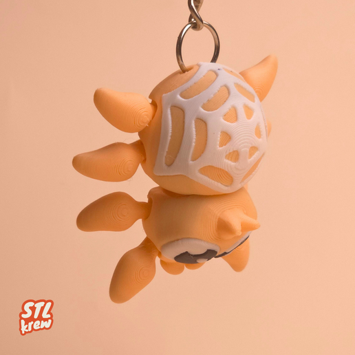 14.png Cute articulated spider, spidey - no support print in place