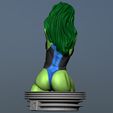 Preview06.jpg Bust She Hulk and She Hulk Fantastic Four 3D print model