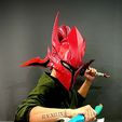 z6238611809955_6049da8aa1ba00d1349d3a1e5004a602.jpg Igris Helmet (With Hair base) - Solo Leveling Anime Cosplay