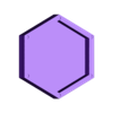 6 mag hex bottom.stl Caixa-forte de dados hexagonais com ímanes