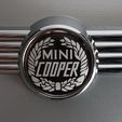 bonete-badge-real-item.jpg Classic Mini Cooper Mini Morris Austin Badge Emblem bonnet boot badge