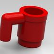 Mug.JPG Lego Megafigure 10:1  Accesoires Cap Mug Walkie Talkie Megaphone