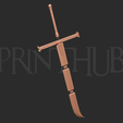 8.png Yoru Dracule Mihawk Sword 3d print model