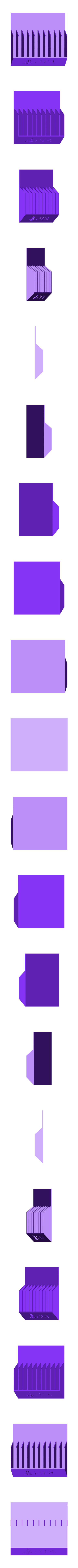 ps4_game_case_holder.stl Playstation 4/3 Game Case Holder- Flat & Full Back Options