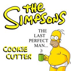 LAST PERFECT —o MAN... COO(dhEz CUTTER [8 (I~ Archivo STL Homero simpson - cookie cutter - father´s day / dia del padre・Diseño imprimible en 3D para descargar
