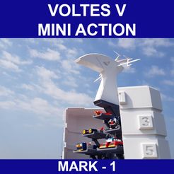 TITLE.jpg STL file NOT V.1 MINI ACTION BIG FALCON VOLTES V・Design to download and 3D print