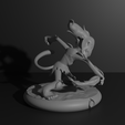 Infernape8.png Infernape pokemon 3D print model