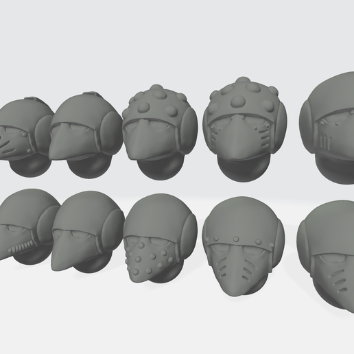 STL file Sad Beaky Helmets・3D printing design to download・Cults